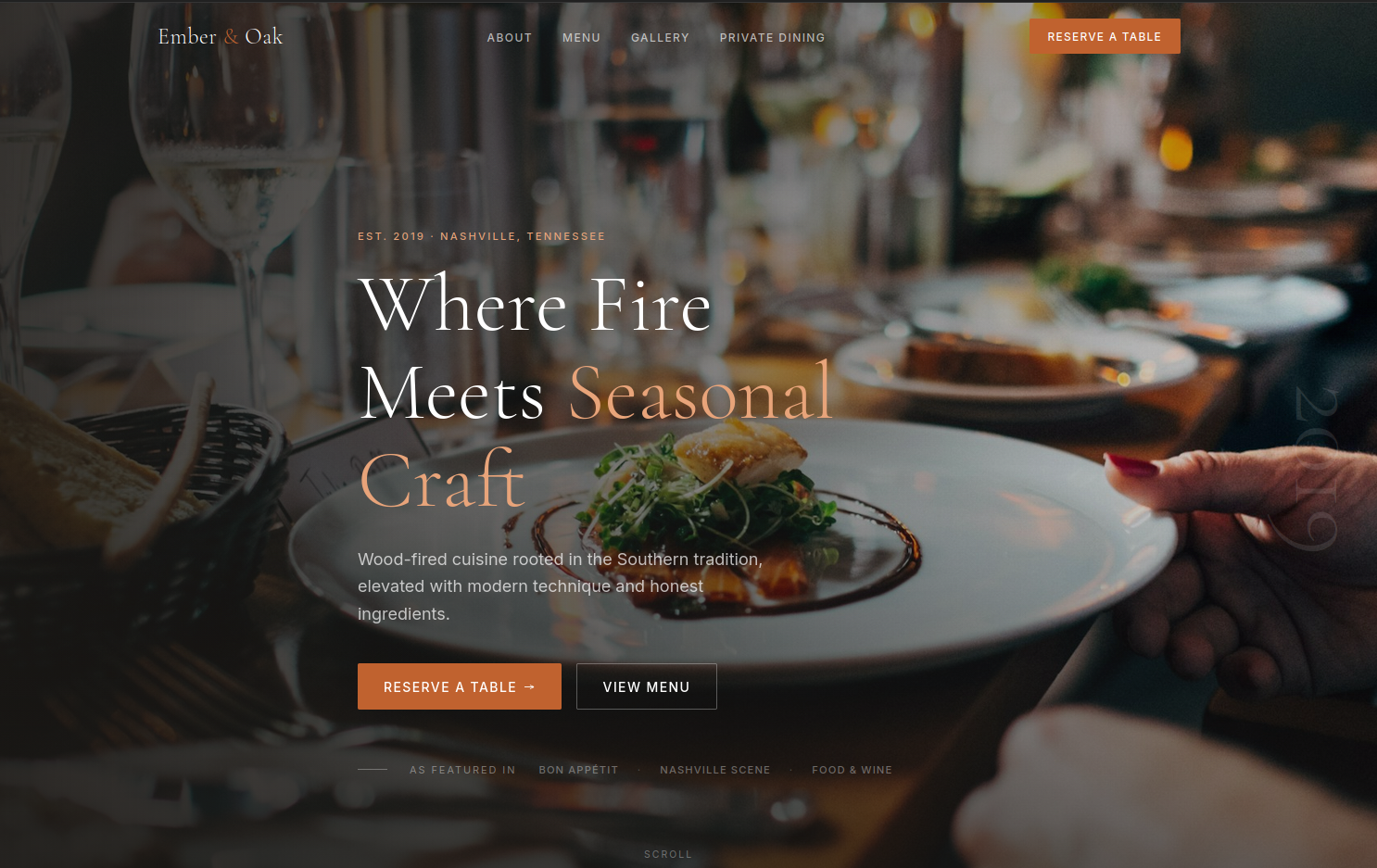 Ember & Oak - Fine Dining